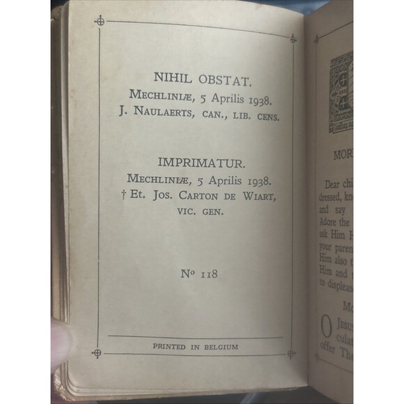 Vintage 1939 Children's Prayer Book: The Devout Child - Picture 5 of 7